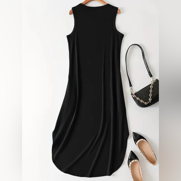 Last One! Boutique Evil Eye Maxi Cotton Dress Sz M - Picture 2 of 3